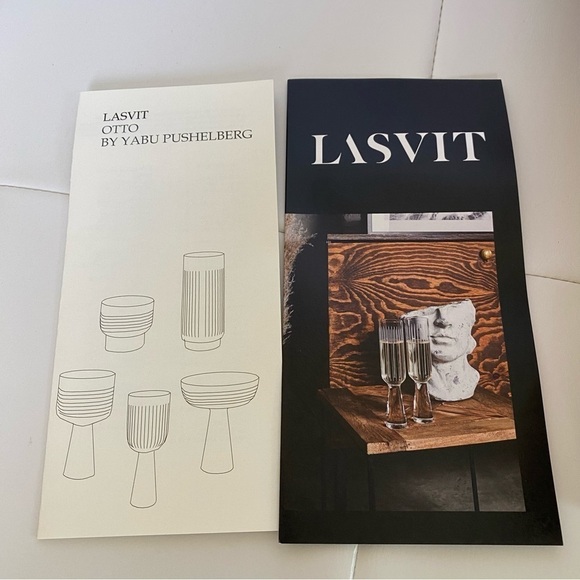 NWT Lasvit Otto Champagne Glass By Yabu Pushelberg In Carbon 2” - Picture 10 of 17